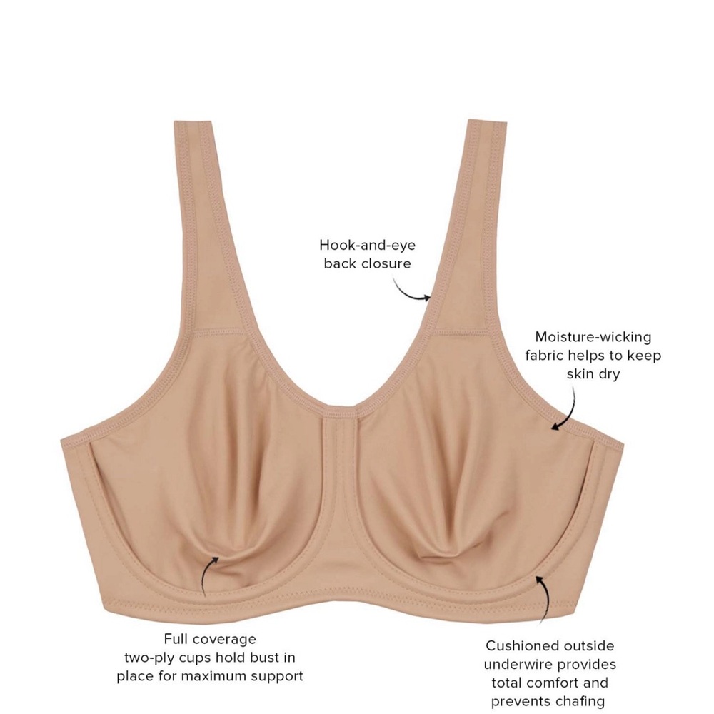 Wacoal Simone Sport Underwire Bra - Picture 2 of 4